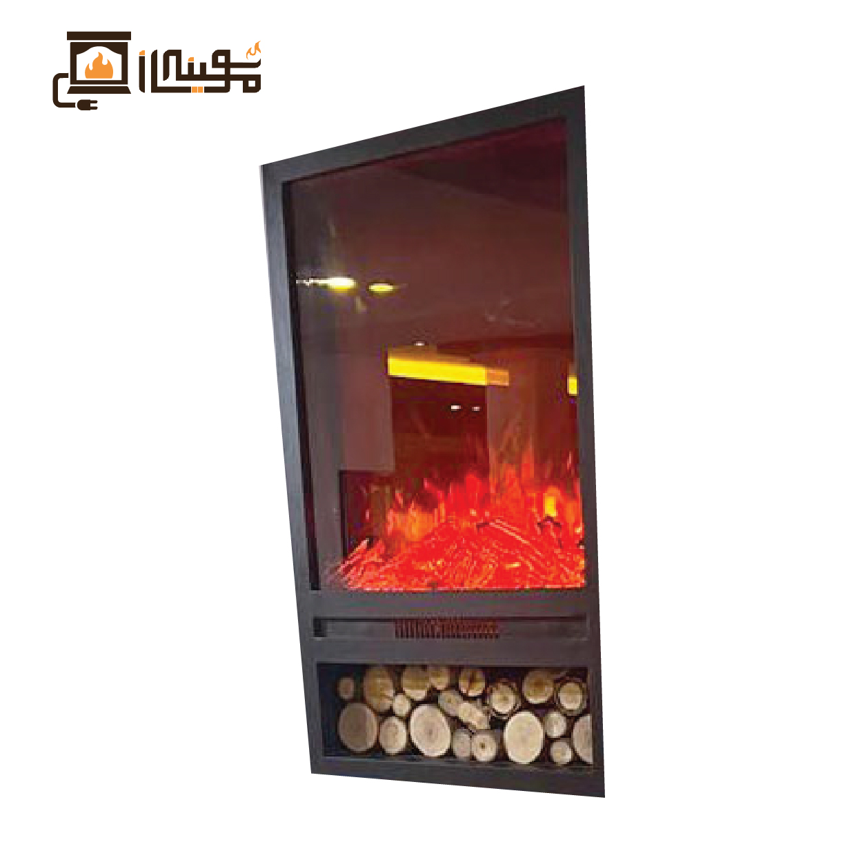 شومینه با باکس فلزی