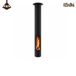 شومینه آویز مدرن طرح استوانه